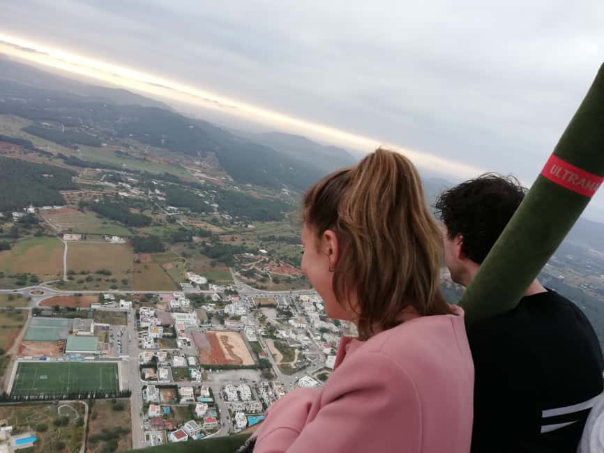 Hot Air Balloon Ride over Ibiza - Champagne, the balloon baptism, and breakfast