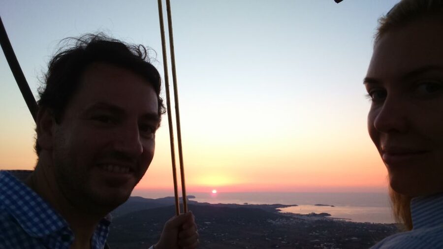 Hot Air Balloon Ride over Ibiza - Before sunrise, the adventure starts on the ground