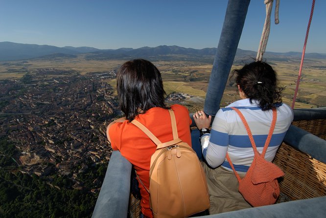 Hot-Air Balloon Ride over Segovia with Optional Transport from Madrid - The cathedral from the air