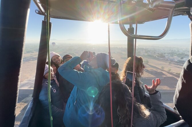 Hot Air Balloon Ride Over Teotihuacán Pyramids from Mexico City - Watching the Balloon Inflate