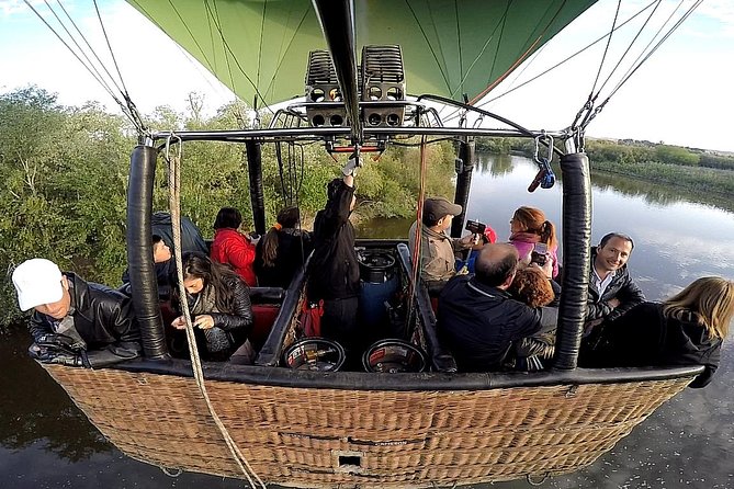 Hot-Air Balloon Ride over Toledo with Optional Transport from Madrid - A smooth flight, but little personal space