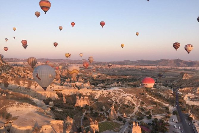 Hot Air Balloon Tour In Cappadocia - Rose Valley at sunrise