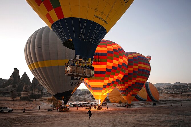 Hot Air Balloon Tour in Goreme - Watching the balloons inflate before takeoff