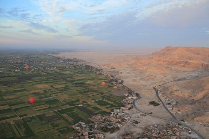 Hot Air balloon Trip in Luxor - The 45-minute flight over Luxor’s West Bank
