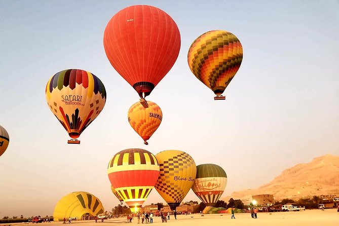 Hot Air balloon w-guided tour toValley of the Kings king tut tom - Key points at a glance
