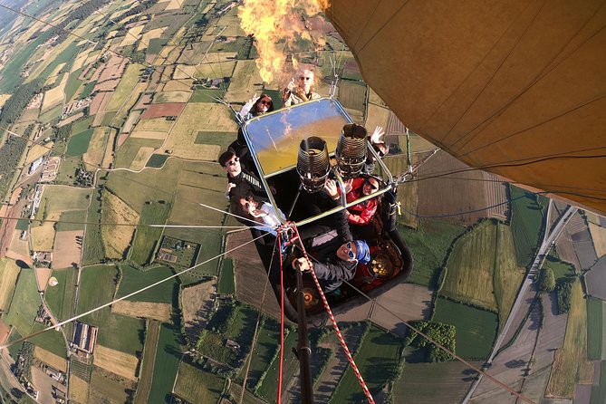 Hot Air Balloon with Champagne, Optional Photos,Video & Breakfast - The Champagne toast and restaurant breakfast