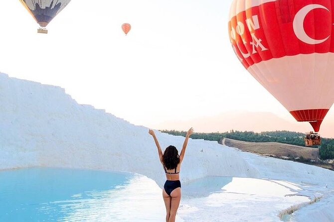 Independent Pamukkale Tour From Kusadasi With Hot Air Balloon - Champagne, thermal pools, and Hierapolis