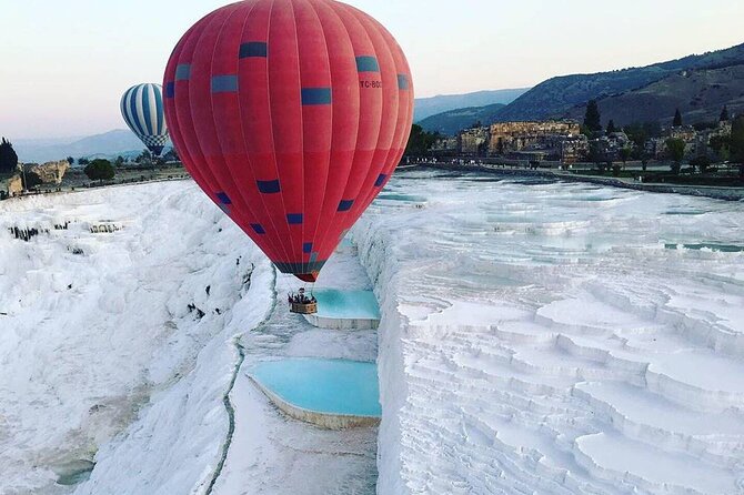 Independent Pamukkale Tour From Kusadasi With Hot Air Balloon - Watching the balloon take shape before sunrise