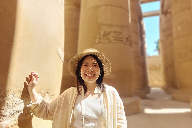 Luxor 2 Days Tour One Package With Sunrise Balloon ride - The Colossi of Memnon make a quick first stop