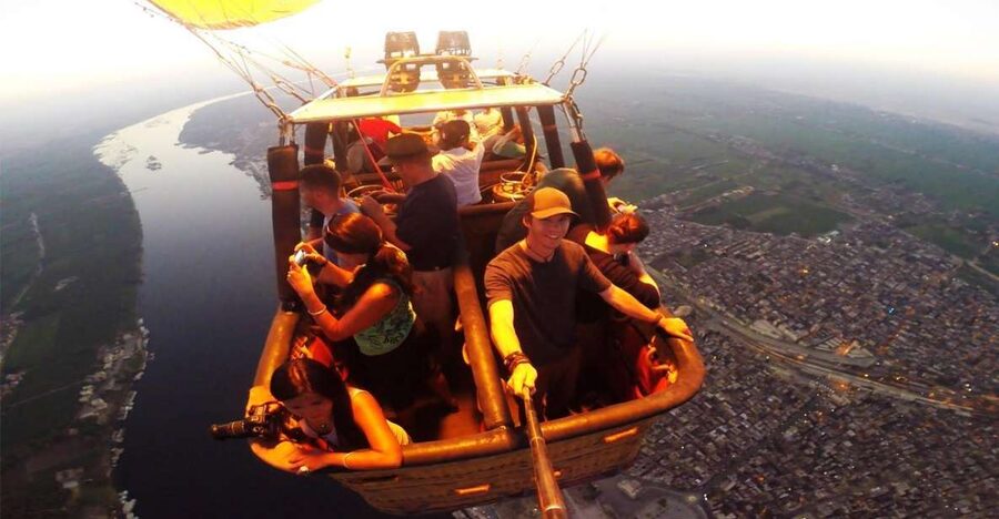 Luxor: Amazing Sunrise Hot Air Balloon Ride - Why Luxor works so well from a balloon