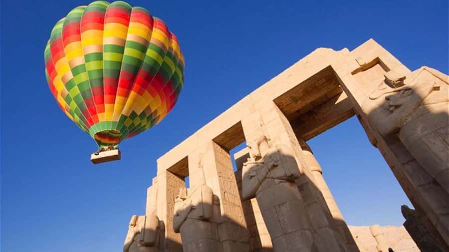 Luxor: Hot Air Balloon Ride over the Valley of the Kings - Watching the balloon rise before you board