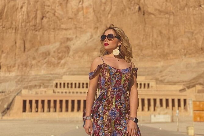 luxor west bank half day tour with Hot air Balloon over luxor - Valley of the Kings: tombs below the desert hills