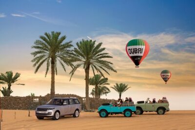 Luxury Hot Air Balloon, Land Rover Defender & Michelin Breakfast