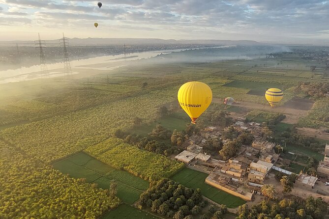 Luxury Hot Air Balloon Ride Over Luxor - Watching the balloon prepare for takeoff