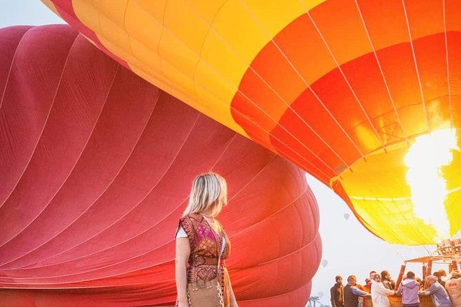 Luxury Hot Air Balloon Riding in Luxor - Hatshepsut Temple from the basket