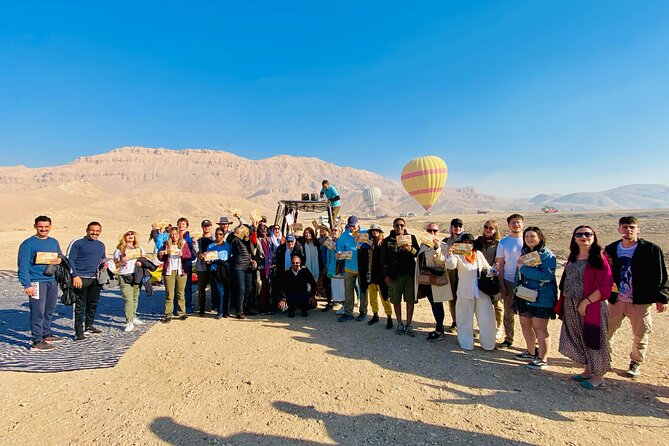 Luxury Sunrise Hot Air Balloon ride luxor with pick up & drop off - Reaching the balloon field before sunrise