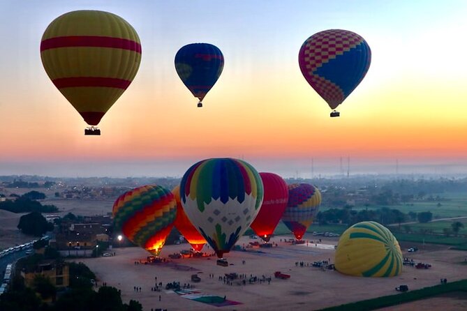 Luxury Sunrise Hot Air Balloon ride luxor with pick up & drop off - Returning to your hotel or cruise ship