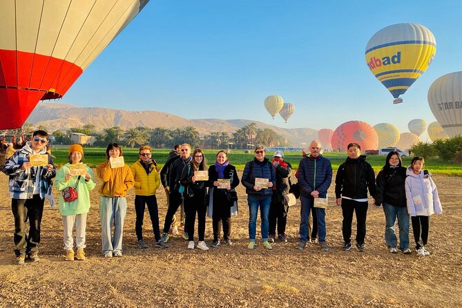 Luxury Sunrise Hot Air Balloon ride luxor with pick up & drop off - The early pickup and Nile crossing