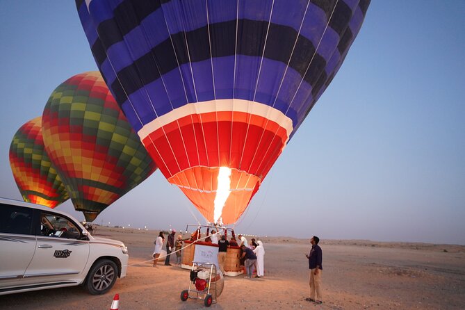 Magical Hot Air Balloon In Dubai - Falconry and the camel ride