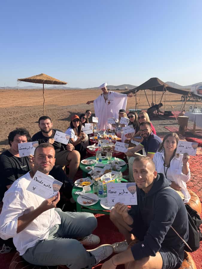 Marrakech: 50 minutes Hot Air Balloon Ride & Breakfast - Leaving Marrakech before sunrise
