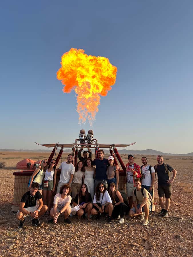 Marrakech: 50 minutes Hot Air Balloon Ride & Breakfast - Sunrise above the Atlas Mountains