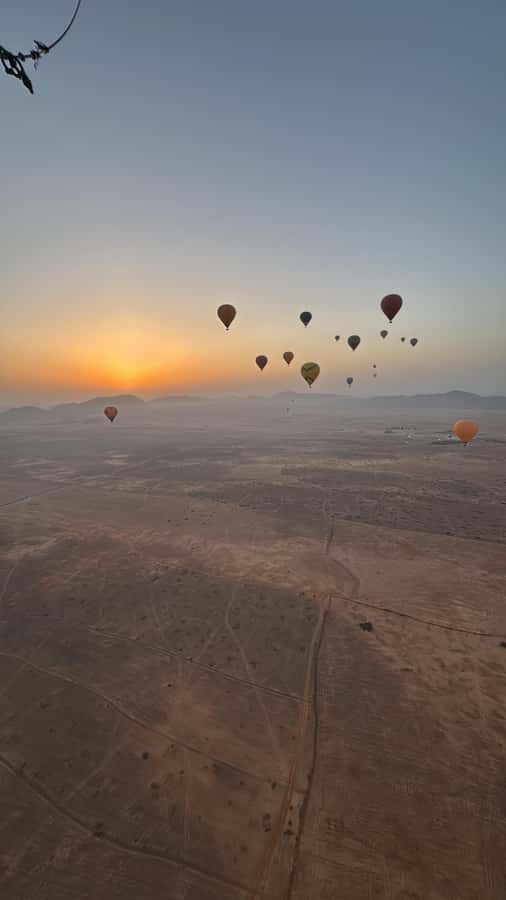 Marrakech: Balloon Flight with Berber Breakfast & Camel Ride - Preparing for takeoff near Bourrous
