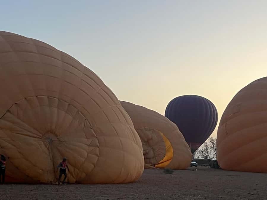 Marrakech: Hot Air Balloon Flight with Breakfast - Leaving Central Marrakech Before Sunrise
