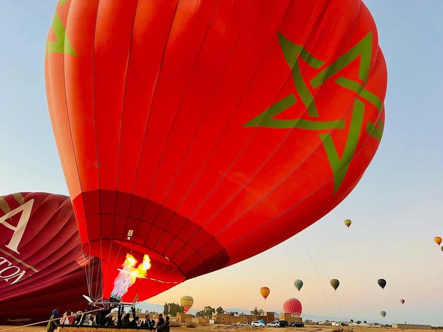 Marrakech: Hot Air Balloon Ride with Breakfast & Transfer - From Marrakech to the open country
