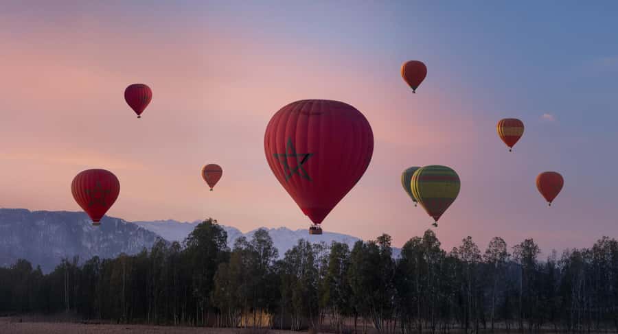 Marrakech: Hot Air Balloon Ride with Breakfast & Transfer - Tea, breakfast, and the Berber welcome