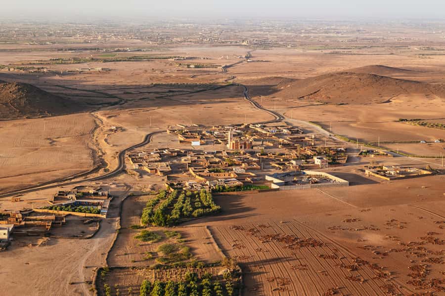 Marrakech: Shared Balloon Flight with Tea - Takeoff over the Palm Grove