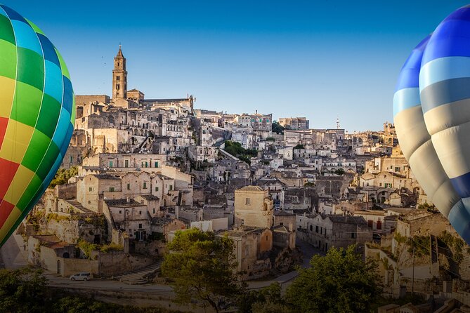 Matera balloon flight for small groups - Why Matera looks best from a balloon