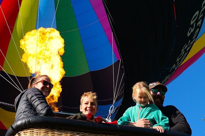 Methven-Mt Hutt Scenic Hot Air Balloon Flight - Helping Inflate the Balloon