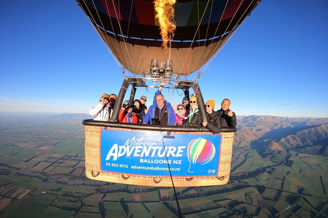 Methven-Mt Hutt Scenic Hot Air Balloon Flight - A Quiet Flight Above the Canterbury Plains