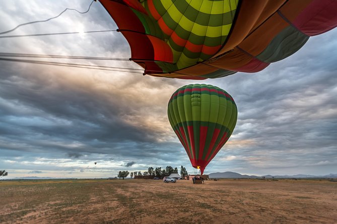 Morning Flight Over Marrakech with Hot Air Balloon Flight - The ride back and flight certificate