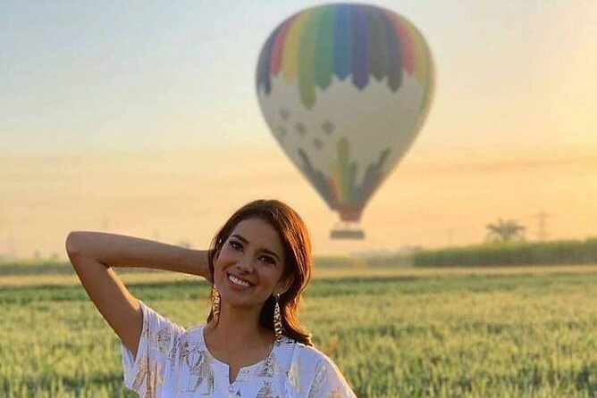 One Package Hot Air Balloon with Best of Luxor Full Day Tour - A sunrise over Luxor from the balloon basket