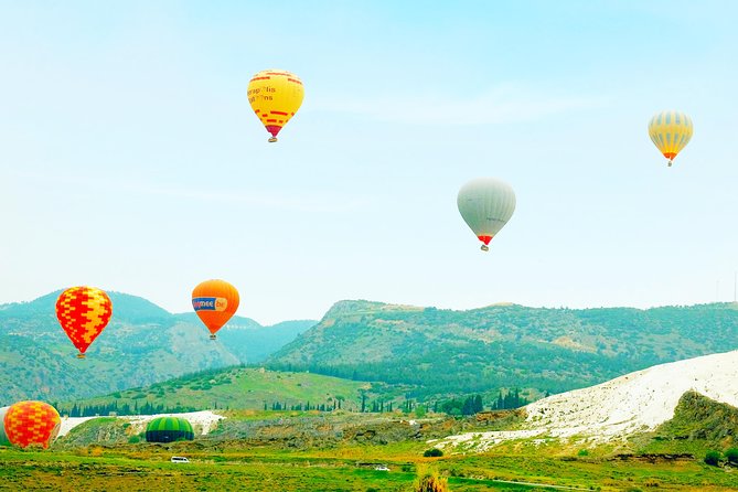 Pamukkale Hot Air Balloon Flight - What you can see at each part of the route