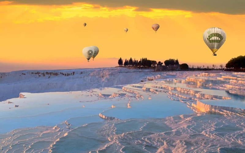 Pamukkale Hot Air Balloon Tour from Antalya, Alanya, Side - Breakfast in Korkuteli, with an extra charge