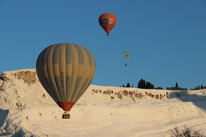 Pamukkale Hot Air Balloon w/Flight Certificates,Champagne Toast & Hotel Transfer - How Weather Can Change the Whole Morning
