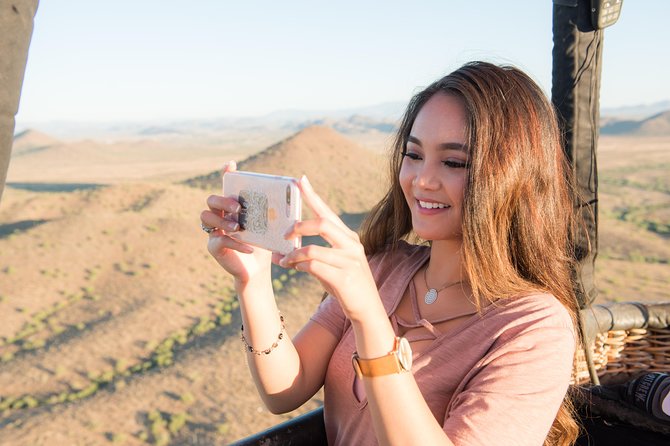 Phoenix Afternoon Hot Air Balloon Ride with Bubbly + Charcuterie - The $282.31 Price and What You Receive