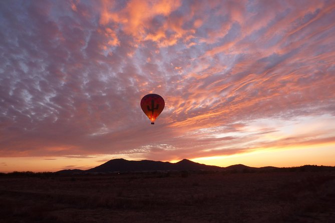Phoenix Afternoon Hot Air Balloon Ride with Bubbly + Charcuterie - Watching the Balloon Come to Life