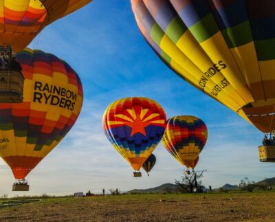 Hot Air Balloon Flight with Champagne