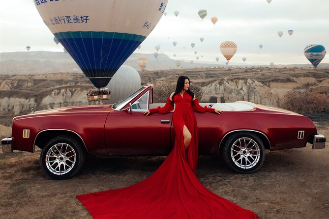 Private Classic Car Sunrise Balloon Chasing Experience - Love Valley and its striking rock formations