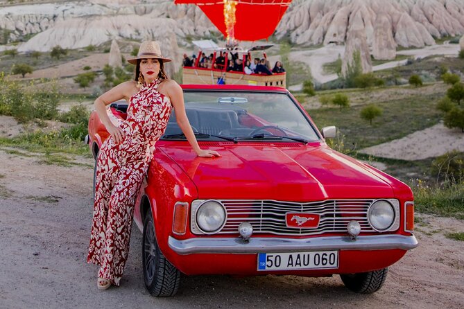 Private Classic Car Sunrise Balloon Chasing Experience - The early Göreme pickup and balloon takeoff point
