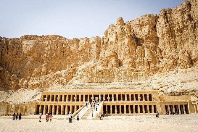 Private Day from Cairo to Luxor by plane with hotel,balloon,west,east and lunch - Medinet Habu and the Colossi of Memnon