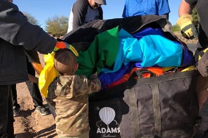 Private Hot Air Balloon Flights with Elevated New Mexico - Landing and the welcome back on the ground