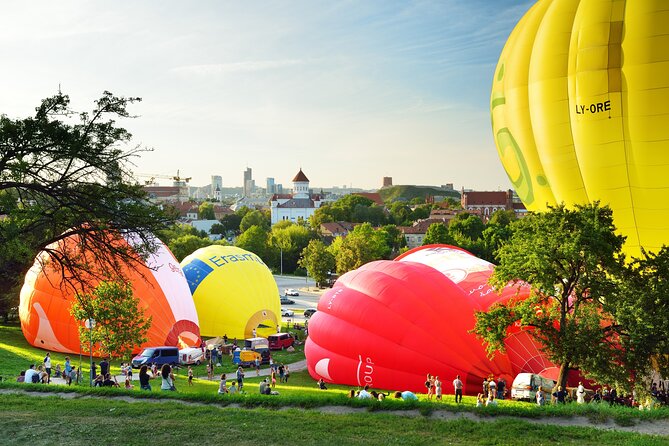 Private Hot Air Balloon Ride in Vilnius - Seeing the Old Town from a balloon