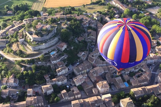 Provence Hot-Air Balloon Ride from Forcalquier - The flight: villages, rivers, sage, and open fields