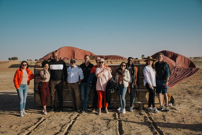 RAK Hot Air Balloon Flight - Wildlife, Camels, and the Desert Below