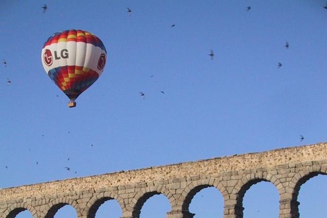 Segovia from the Skies: Sunrise Balloon Ride - Passing above the Roman Aqueduct