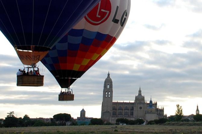 Segovia from the Skies: Sunrise Balloon Ride - The launch site and first view of the city